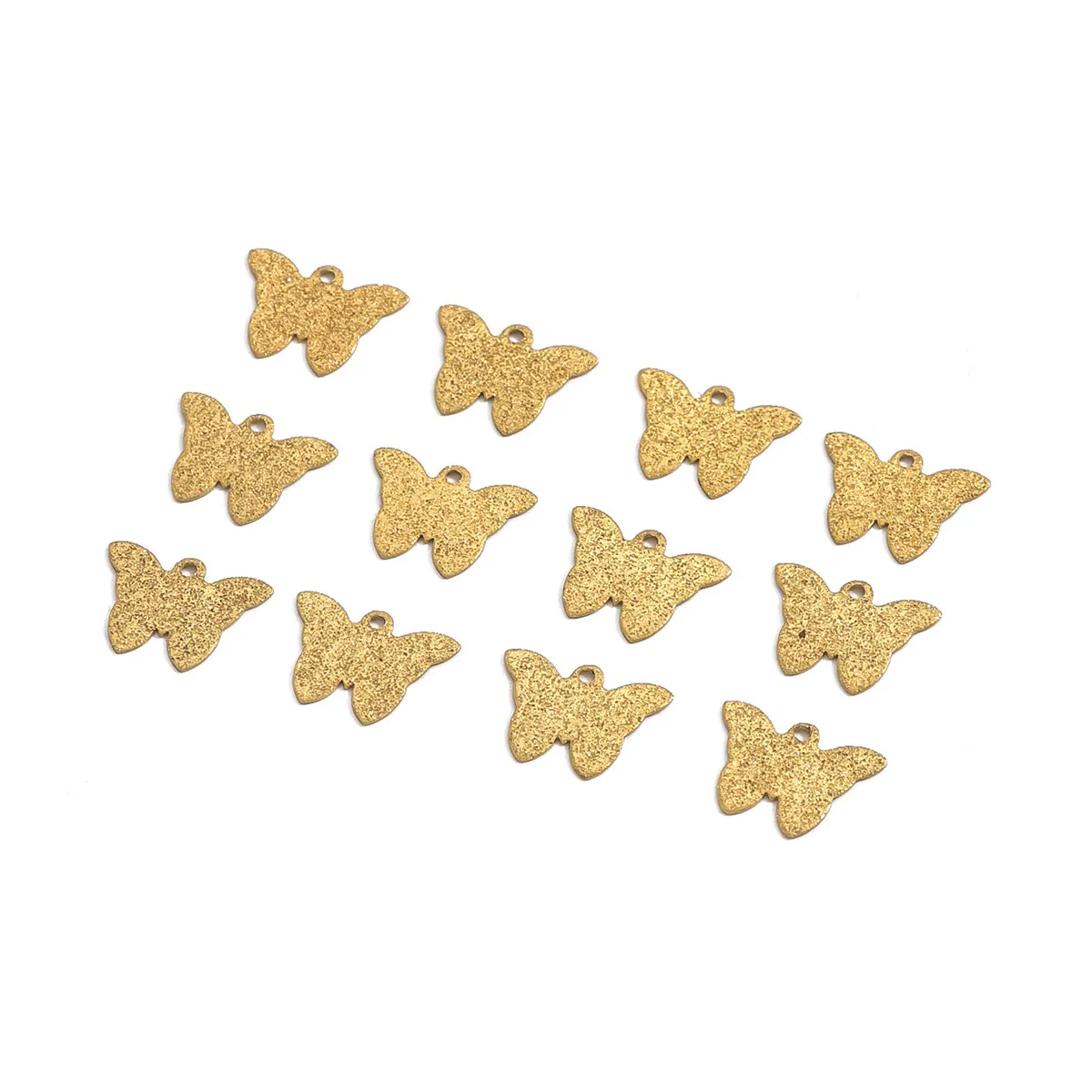 

200 шт. мини DIY матовая латунь подвески-бабочки 13,5x10,1 мм ремесла ювелирные аксессуары серьги браслет принадлежности для изготовления
