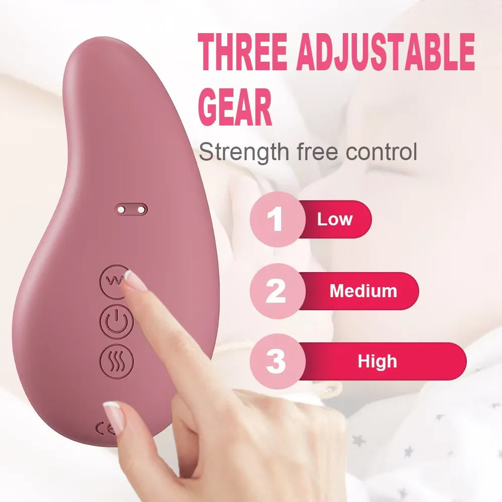

Relief Jaw Breast Massager Lactation Massager ,10 Vibration Modes,EasesJaw&Neck Pain,Stiffness,Tension,Headaches,Migraine Relief