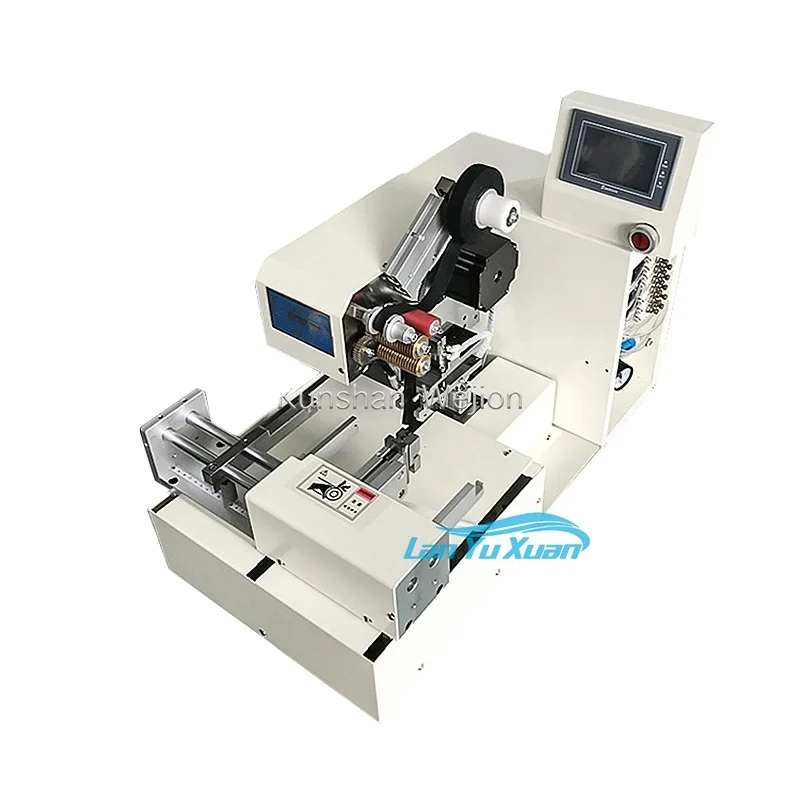 WJ4656 Labeling machine on cable wire Flag Type Patch Cord Labels folded labeling machine