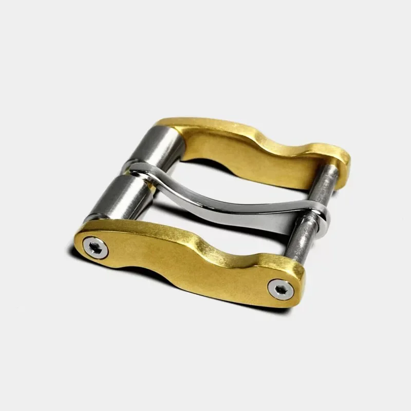 316L Stainless Steel Steampunk Mechanical Belt Buckle 35mm Inner Width Fits 34mm Perforated Belt