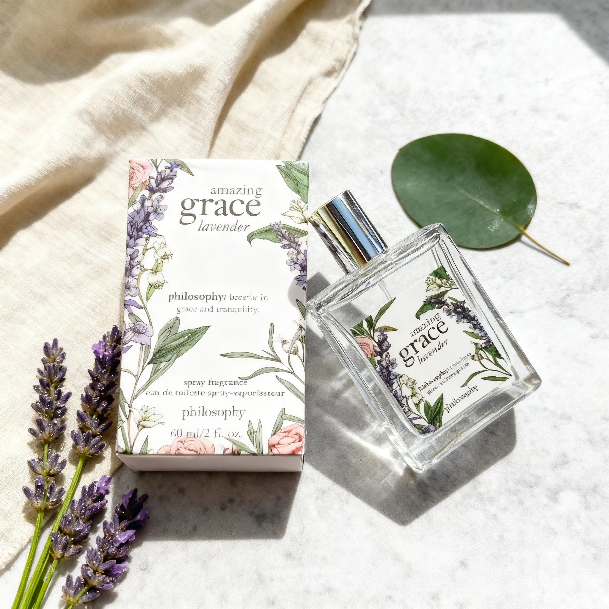 Amazing Grace Eau de Toilette da donna - Profumo floreale a lunga durata con Bergamotto, Muguet (Lilla) e Musk - Ogni giorno e speciale O