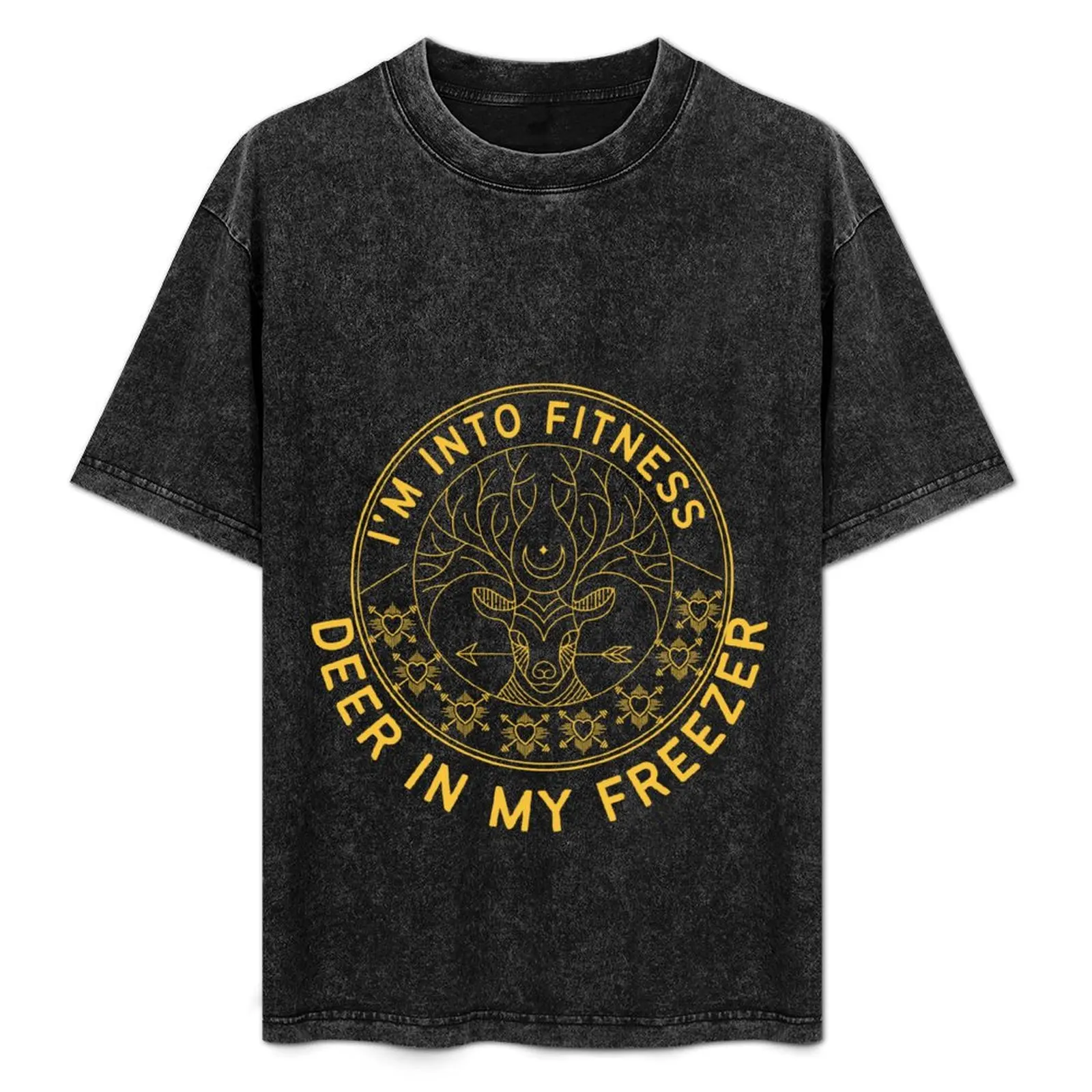 

I'm into Fitness Fit'ness Deer in My Freezer Shirt - Funny Workout and Hunting Apparel Unisex Hoodie T-Shirt