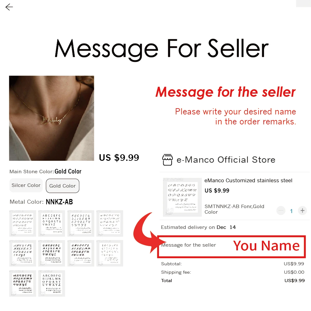 Emanco maßge schneiderte Mode Edelstahl Name Halskette personal isierte Brief Gold Farbe Choker Halskette Anhänger Typenschild Geschenk