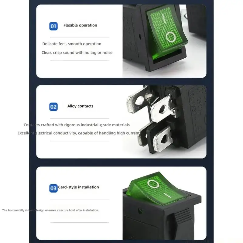 

J0MA Panel Mount Rocker Switches Rocker Switches for Marine & Automotive Applications