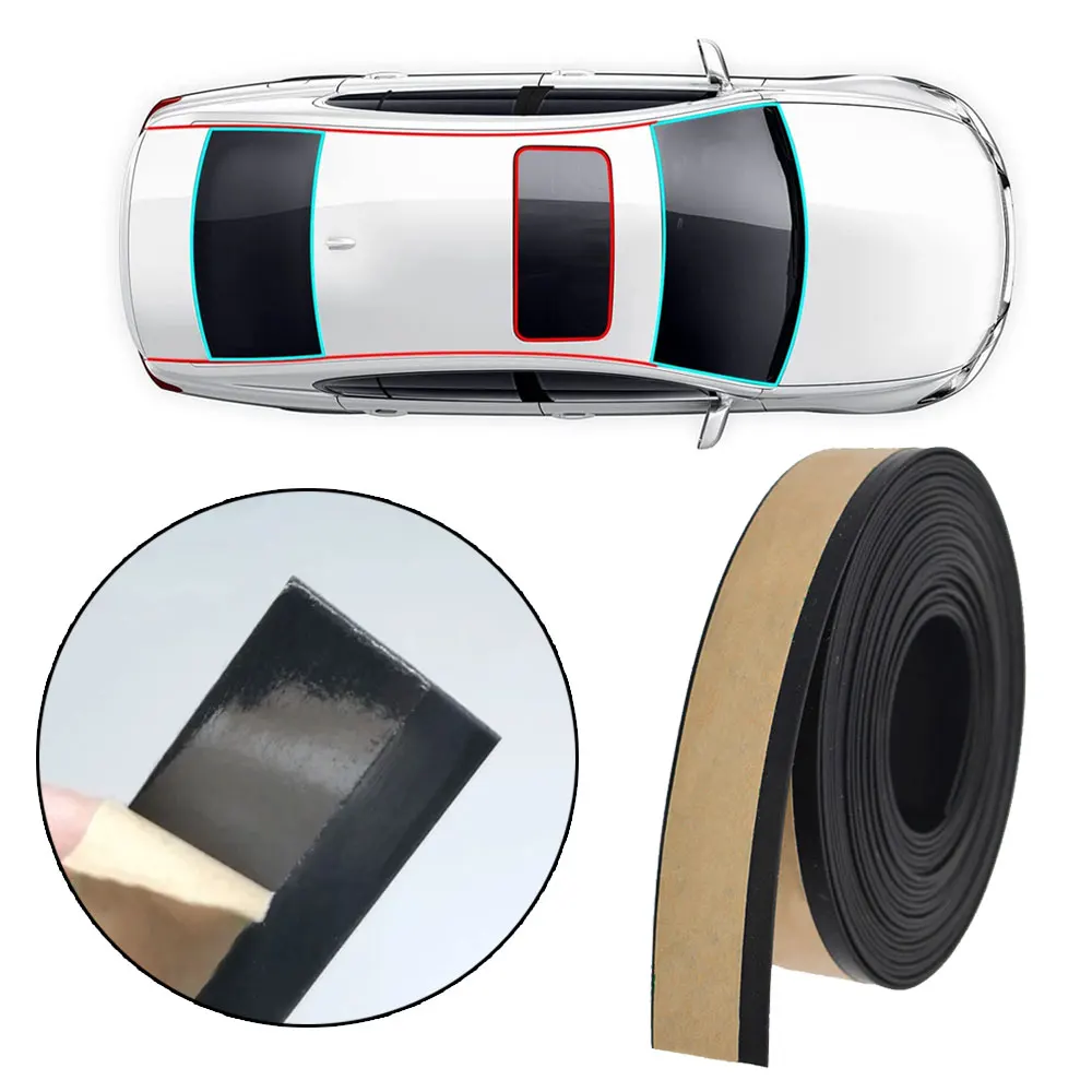 1Pc Auto Rubber Seals Car Window Waterproof Protector Seal Weatherstrip Edge Trim for Car Door Glass Window Rubber Seal Strip