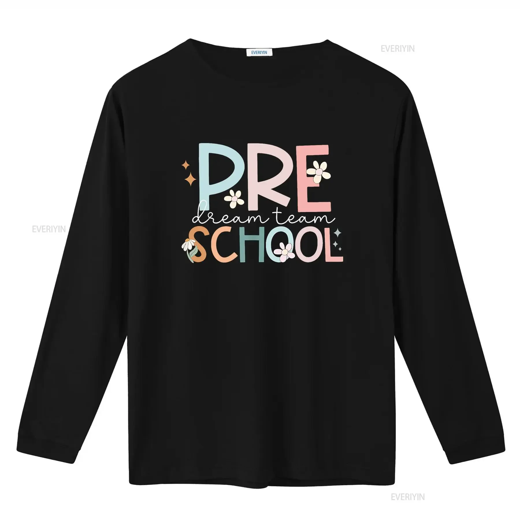 تي شيرت لمرحلة ما قبل المدرسة Dream Team Retro Back To School Teacher Student تي شيرت عتيق مغسول ومسامي ملابس مريحة