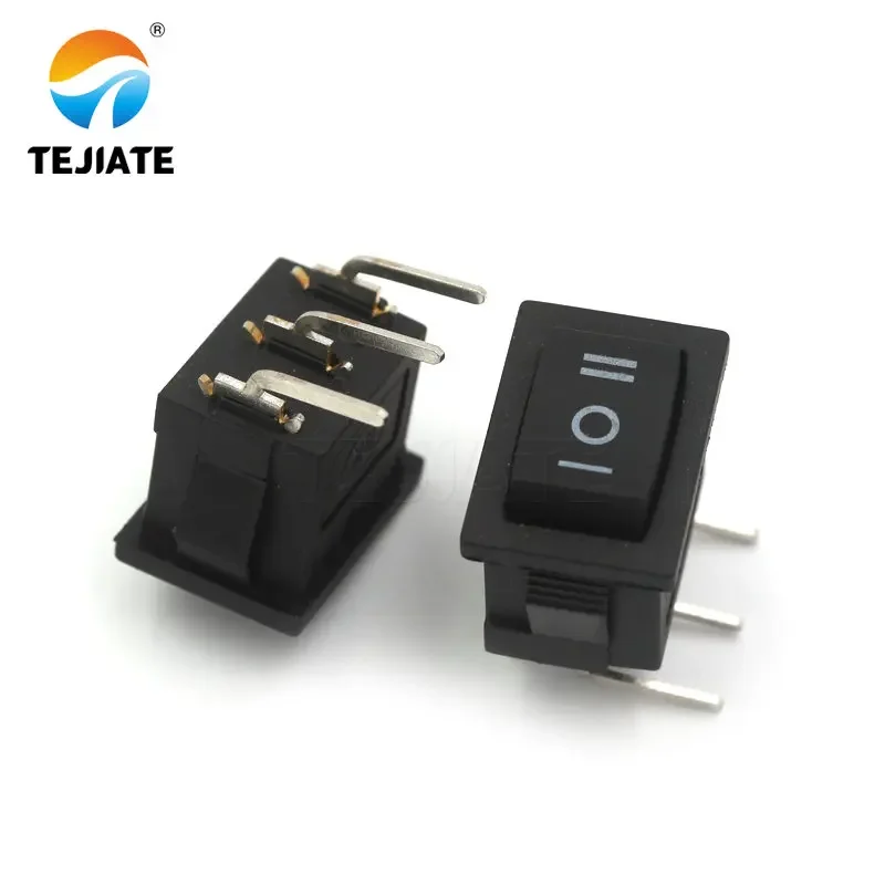 10PCS Boat Type Switch KCD1-1 Water Dispenser Ship Shaped Rocker Power Button Toggle Microswitch 3 Feet 2/3Gear