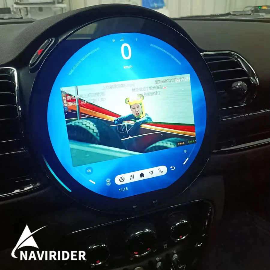 11.8inch Screen For BMW MINI Cooper F54 F55 F56 F60 Android 15 Autoradio GPS Navi Multimedia Video Player Stereo Carplay