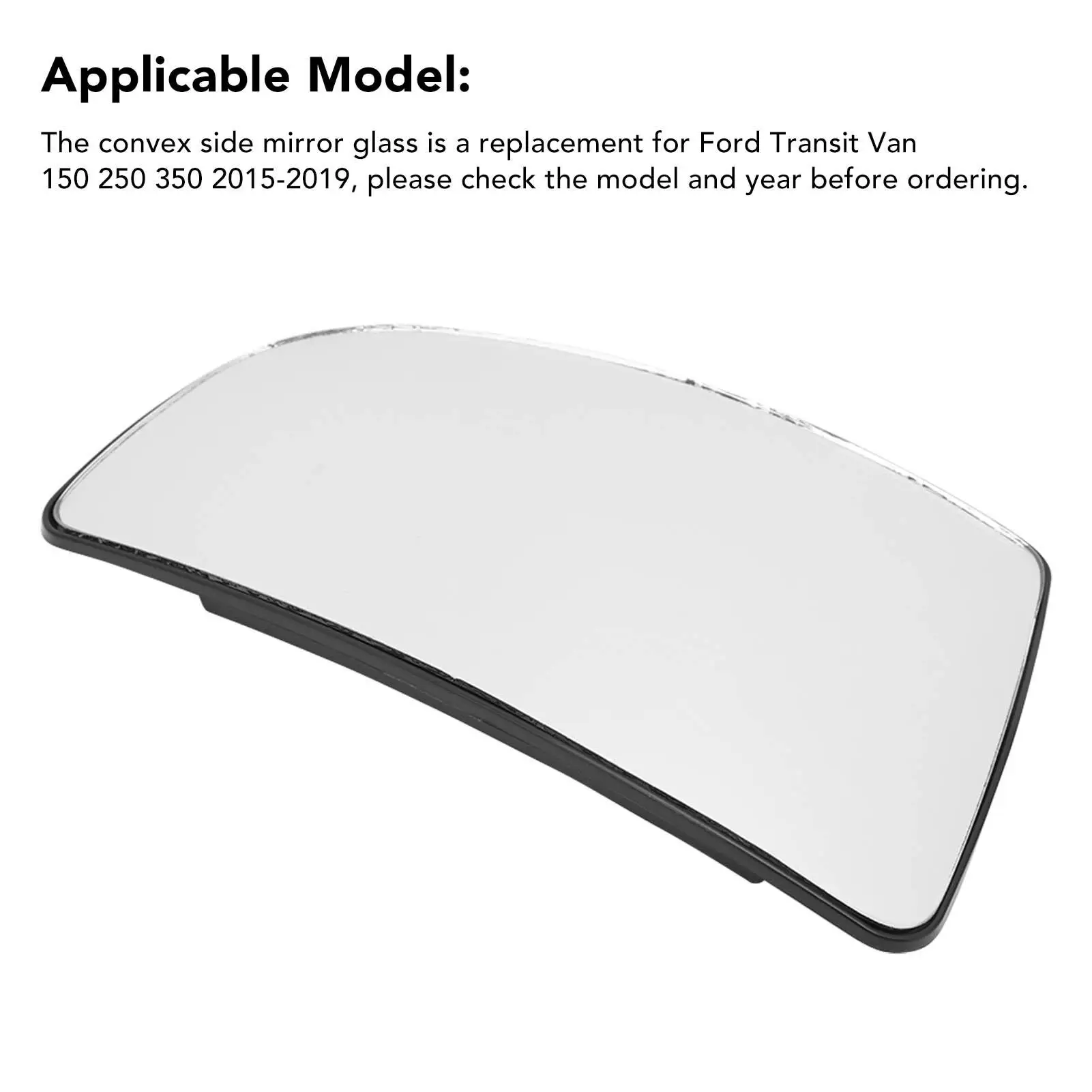 Outside Rear View Mirror Glass Wear Proof Clear Convex Side Mirror Glass for transit