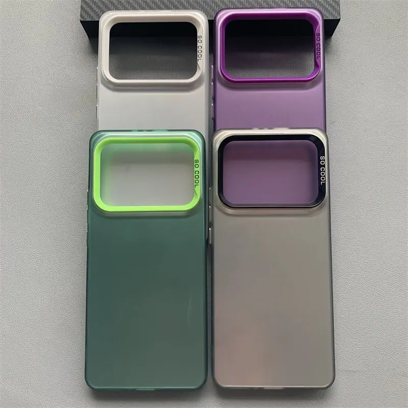 For Xiaomi Poco F6 Pro  Case POCO X6 Pro Phone Case poco X6 Neo Cover POCO F6 X6 F5 F4 Luxury Metallic Aurora Skin Matte Cover