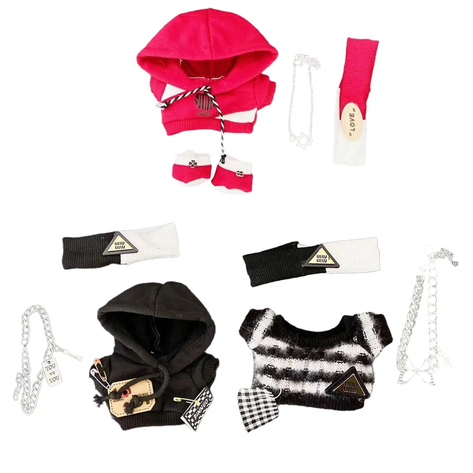 

Одежда для кукол, аксессуар для костюма, одежда ручной работы с ожерельем для волос для кукол 15-17 см, детские подарки