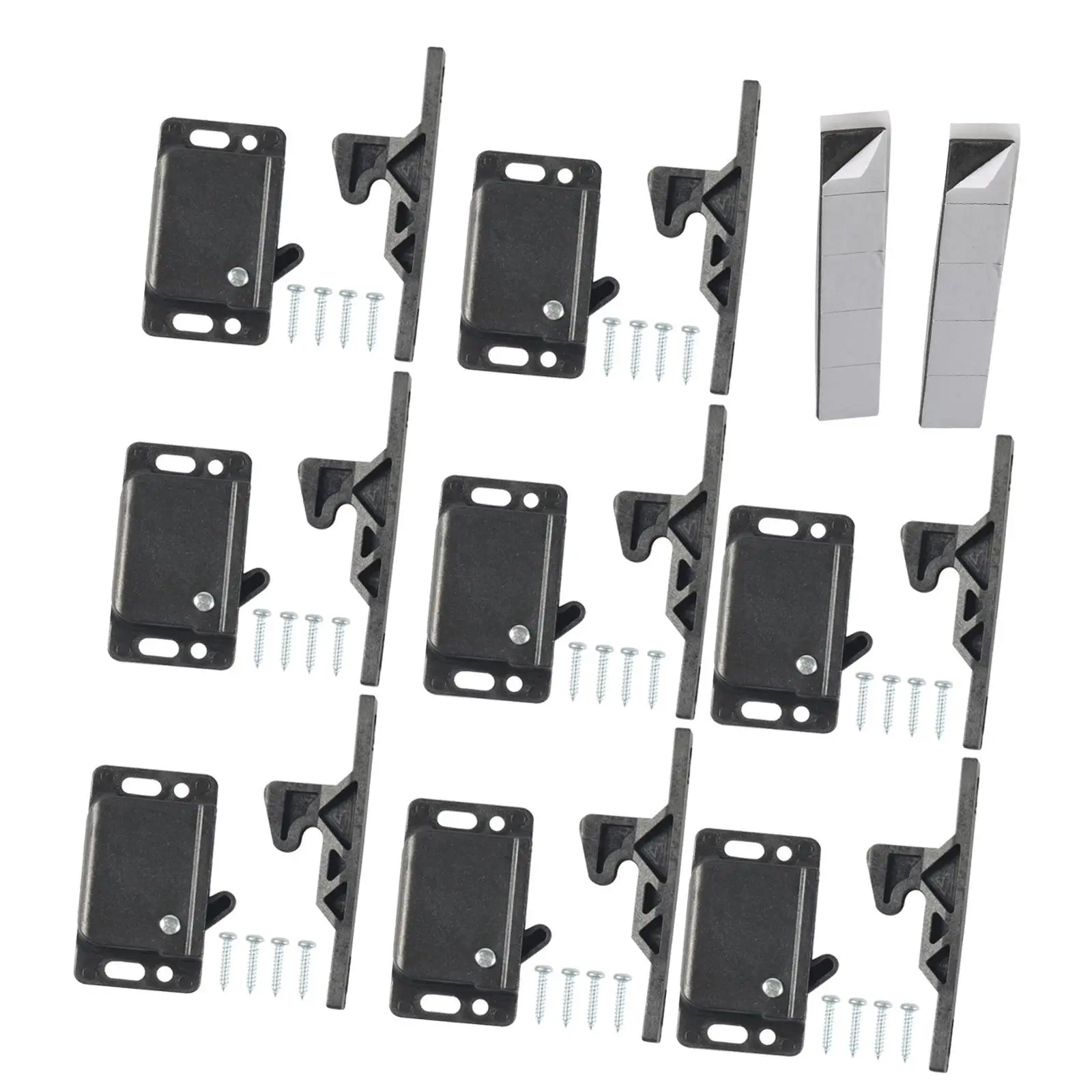 

8 Pieces RV Drawer latches and Catches Universal RV Cabinet Door Replacement Latch for Camper Boat Motor Motorhome Bathroom