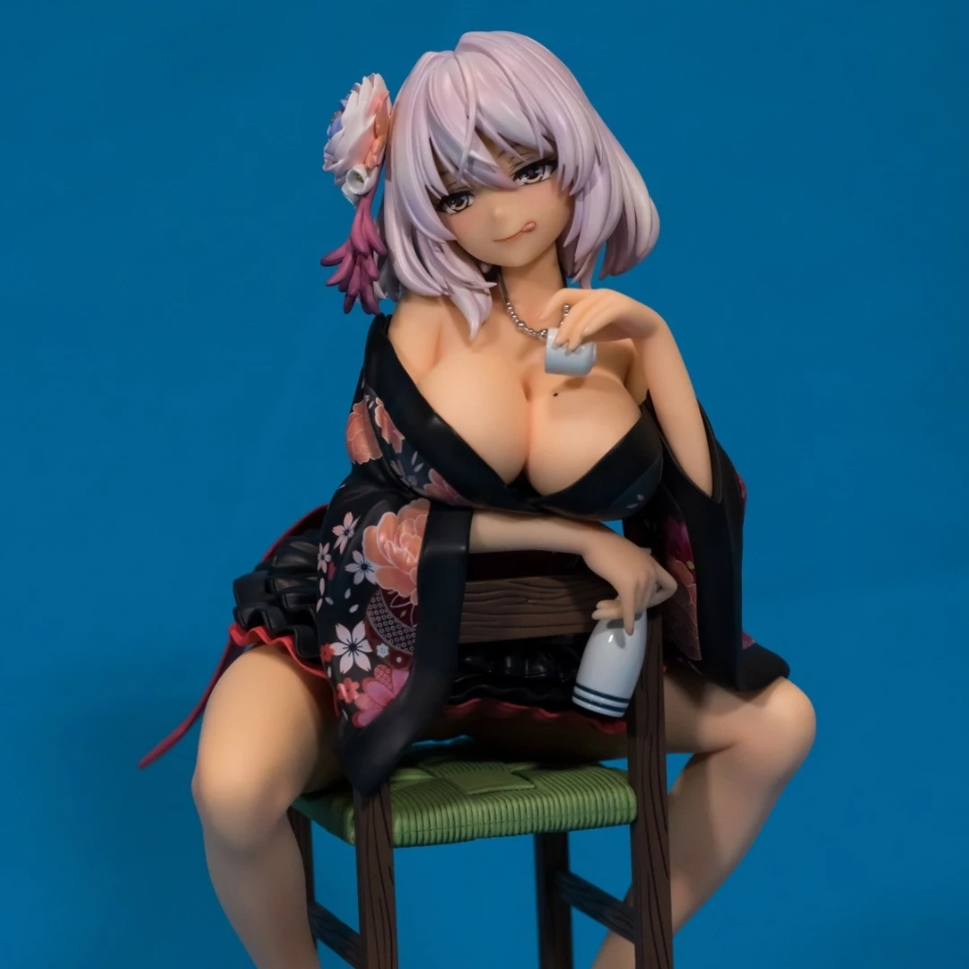 

NEW 25cm Alphamax Kano Ebisugawa Figure Big Boobs Sexy Girl Hentai Figures Statue Customized Model Doll Collect Desk Decor Toys