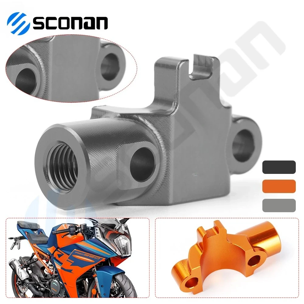 

Motorcycle Front Replace Brake Master Cylinder Clamp Bracket Mirror Holder For 1050 1090 1190 1290 ADV R Adventure