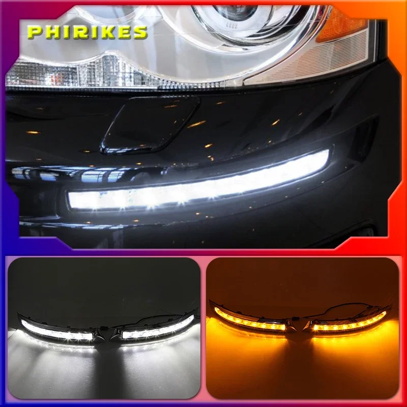 

2 шт. для VOLVO XC90 2007 2008 2009 2010 2011 2012 2013 DRL дневные ходовые огни дневного света поворотные огни