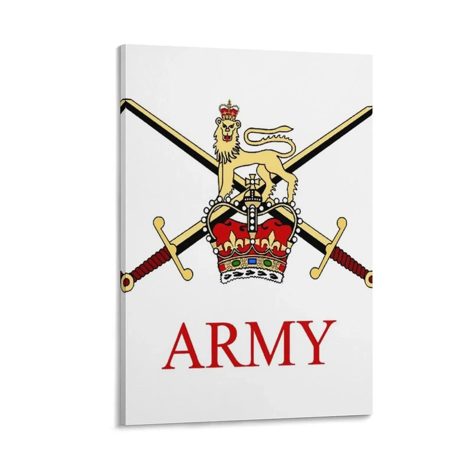 British Army Crest Canvas Painting wall decoration painting Decoration home home decorations