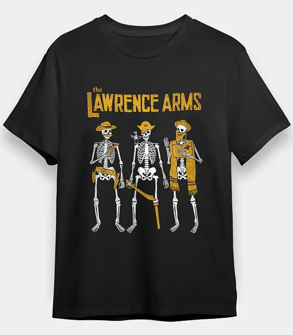 The Lawrence Arms band black T-shirt short sleeve All sizes S-5XL 2F418