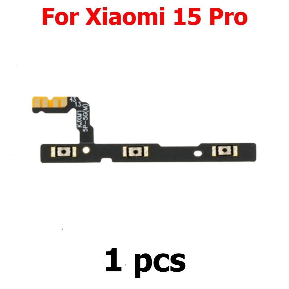Power On Off Volume Flex Cable For Xiaomi 15 Pro 15Pro Switch Side Button Mute Key Mobile Phone Replacement Parts