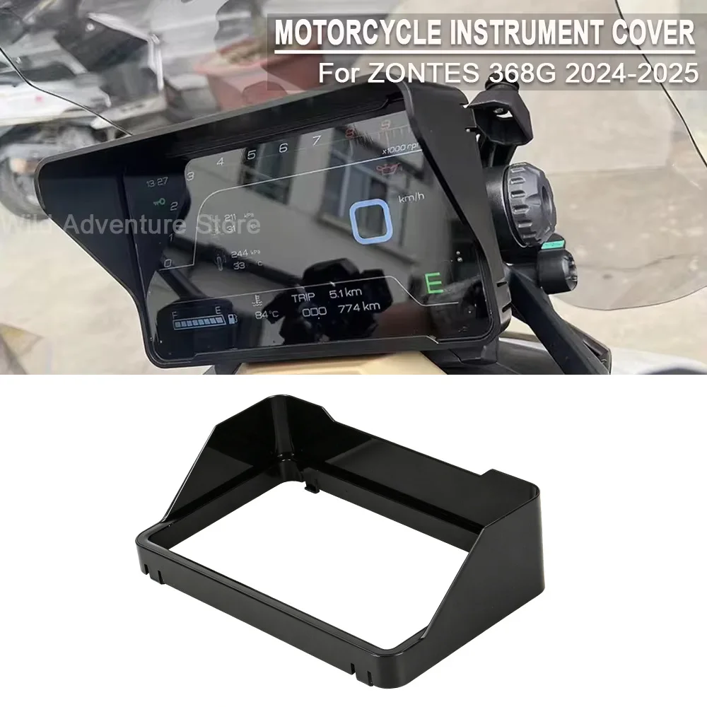 Motorrad 368G Instrumentenabdeckung für ZONTES 368 G 368 368g 2024-2025 Sonnenschutzabdeckung Instrumentenbildschirm Sonnenschutz Schutz