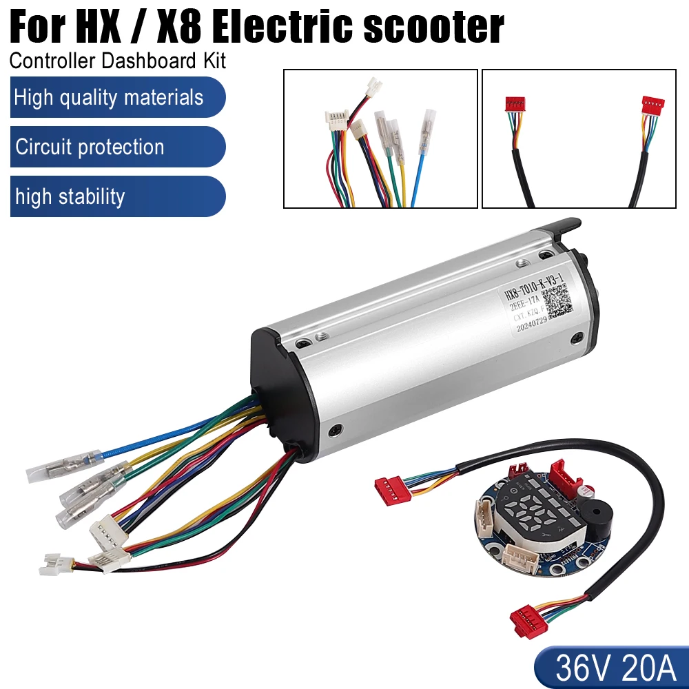 Dashboard Controller Set For HX X8 E-Scooter Motor Module Central Control System And Display Screen Replacement Accessories