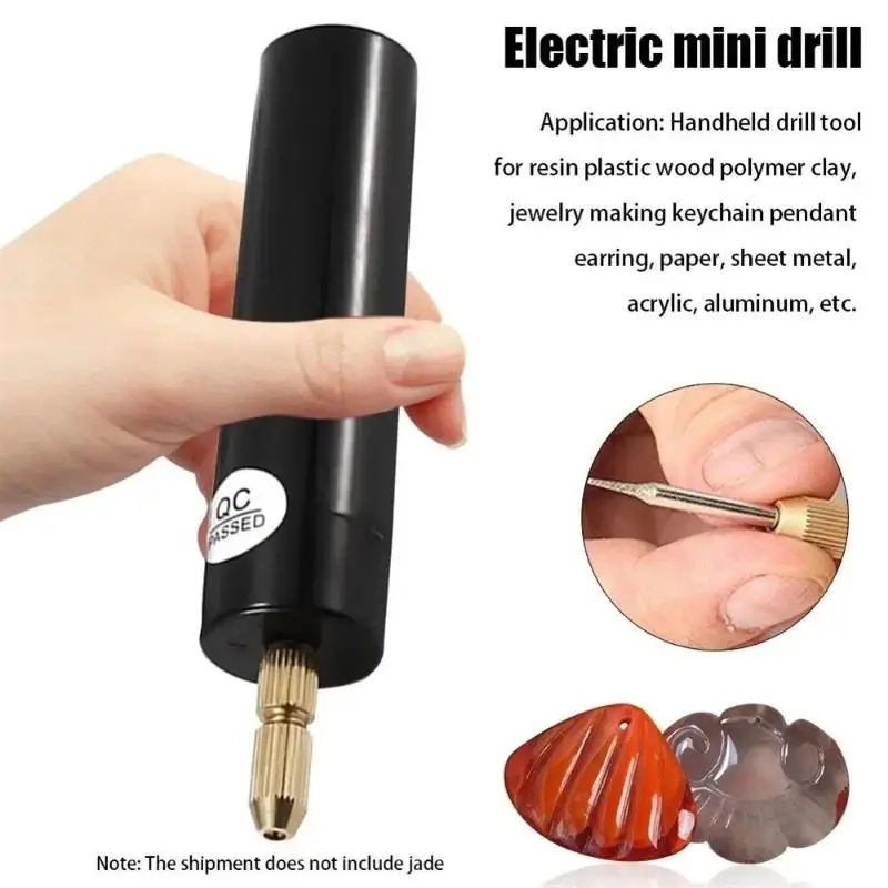 Mini Electric Drill DIY Electric USB Electric Drill Tools For Engraving Carving Polishing Precision Jewelry Wood Crafting