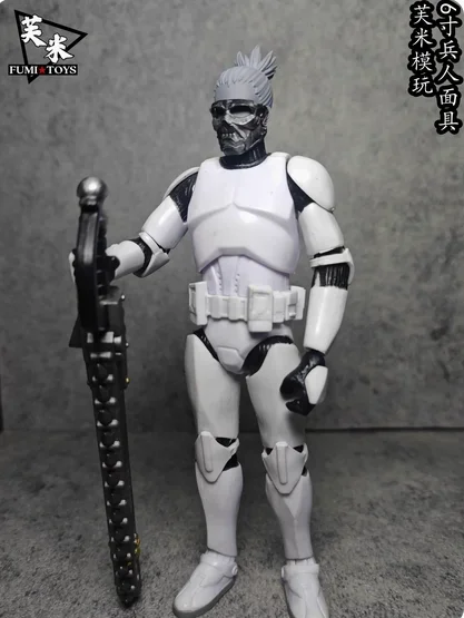 Modello modello maschera soldato 1/12 per action figure da 6 pollici