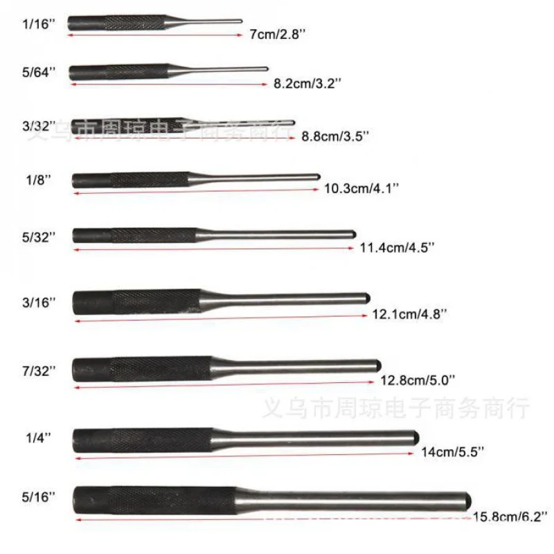 Pin Punch Set - 1/16