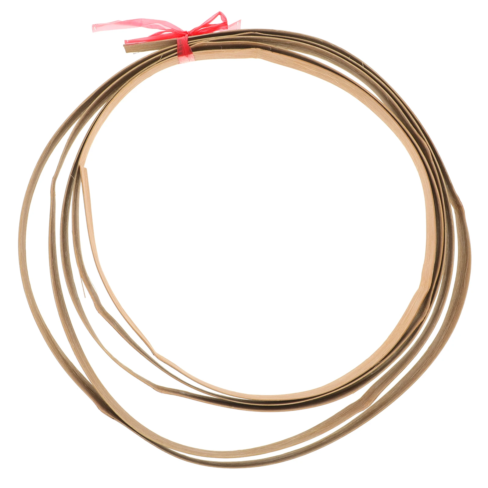 

Bamboo Weaving Strip 1 Roll for DIY Basket Craft Sturdy Non-Deformable Material Ideal Handmade Woven Furniture Decor