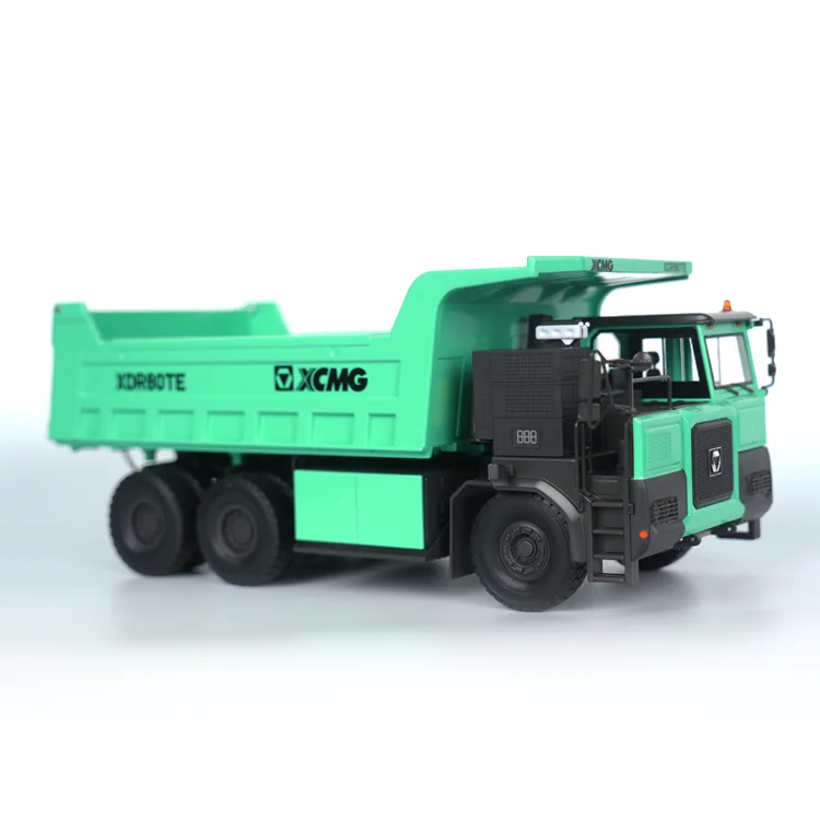 1:35 diecast XCMG mining dump truck scale model XDR80TE for desktop decor