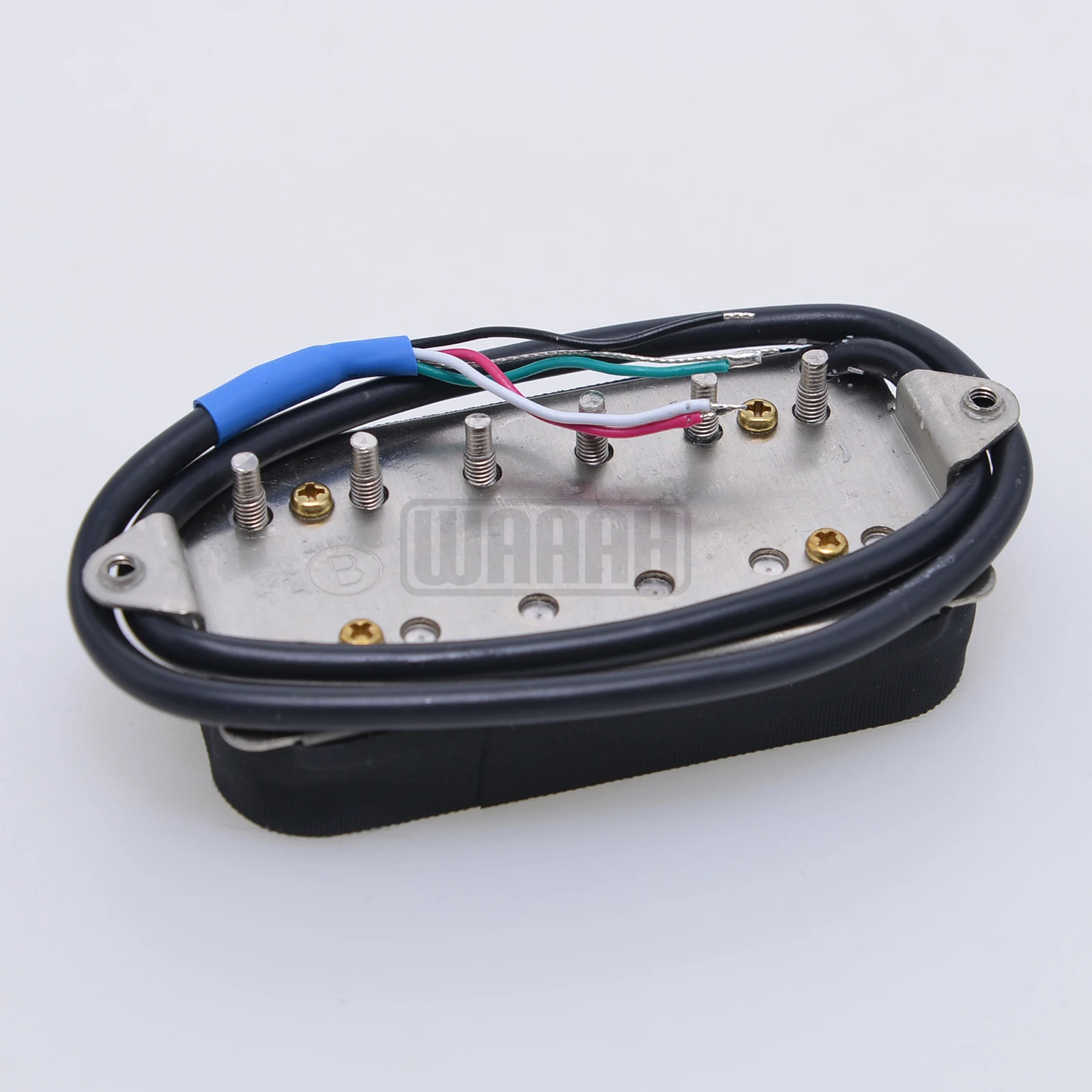 Vintage Waaah V70 SSS Handwound Alnico 5 Single Coil Guitar Pickups Grey Bottom Plate HSS Double Coil Pickup Guitar Parts