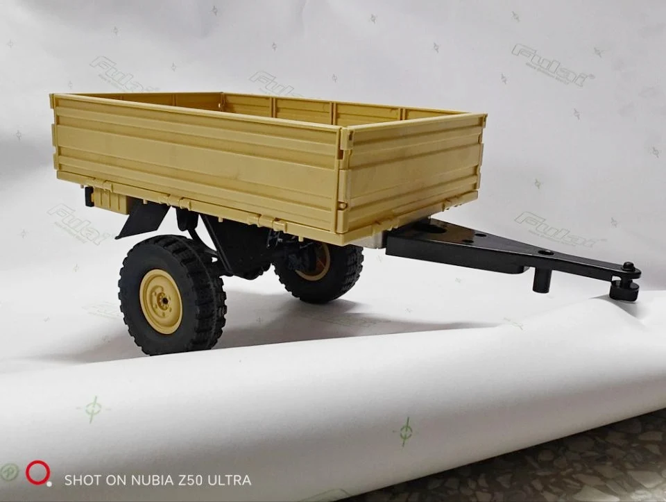 WPL LD P06 RC Model Trailer Bulk Version Army Kapica 4WD 6WD Defender Tow Truck