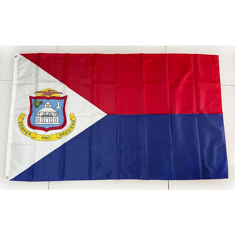 Flag of Sint Maarten Netherlands 60x90cm 90x150cm Decoration Banner for Home and Garden