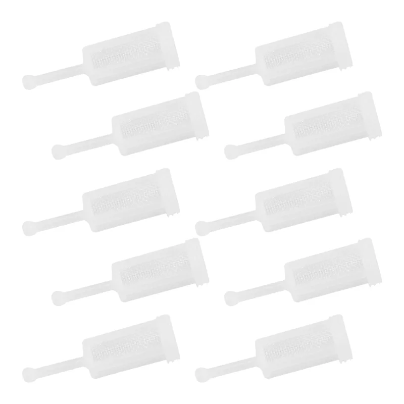 AEA9-10Pcs البلاستيك الجاذبية نوع رذاذ تصفية وعاء قطر 11 مللي متر الطول الإجمالي 36 مللي متر يمكن أن تتكيف مع معظم المذيبات #5