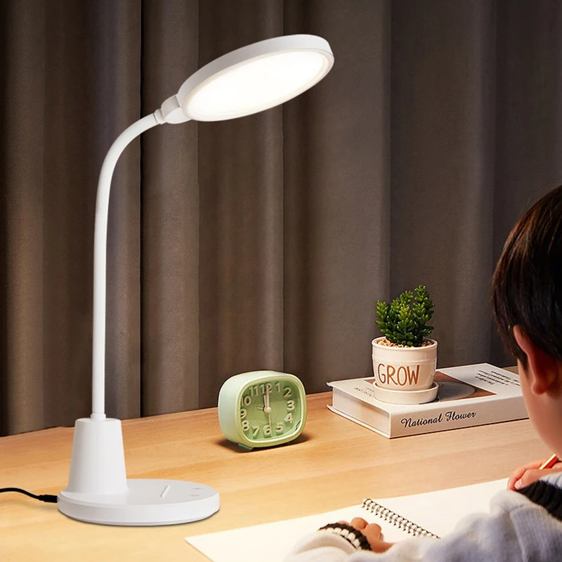 Mobile Phone Holder table light brightness levels eye protection desk study lamp modern led bedroom table lamp for study desk