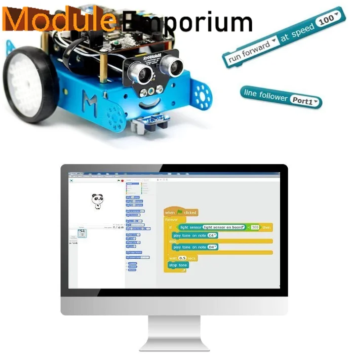 Imagem -05 - Mbot V1.1 Programável Crianças Brinquedos Educativos Aniversário Gift Robot para Crianças Stem Scratch e Python Programação