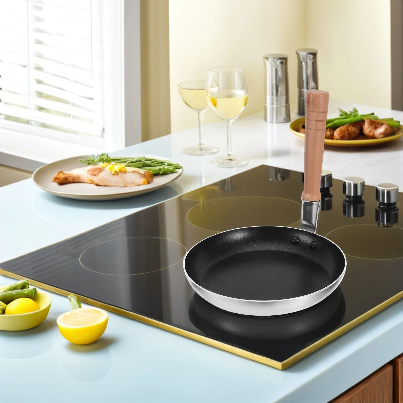 

Parent- Pot Nonstick Large Capacity Cooking Pan Household Rice Bowl Steamer Kitchen Cooking Tool for Family Meals