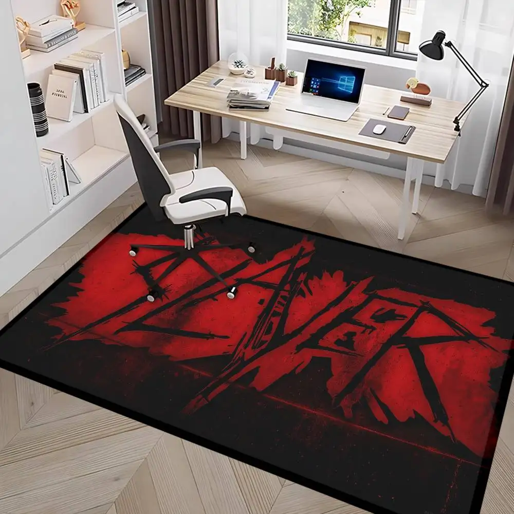 S-Slayer Heavy Metal Band Music Floor Mat Rectangle Anti-slip Home Soft Badmat Front Door Indoor Outdoor Mat Hotel Decor Mat