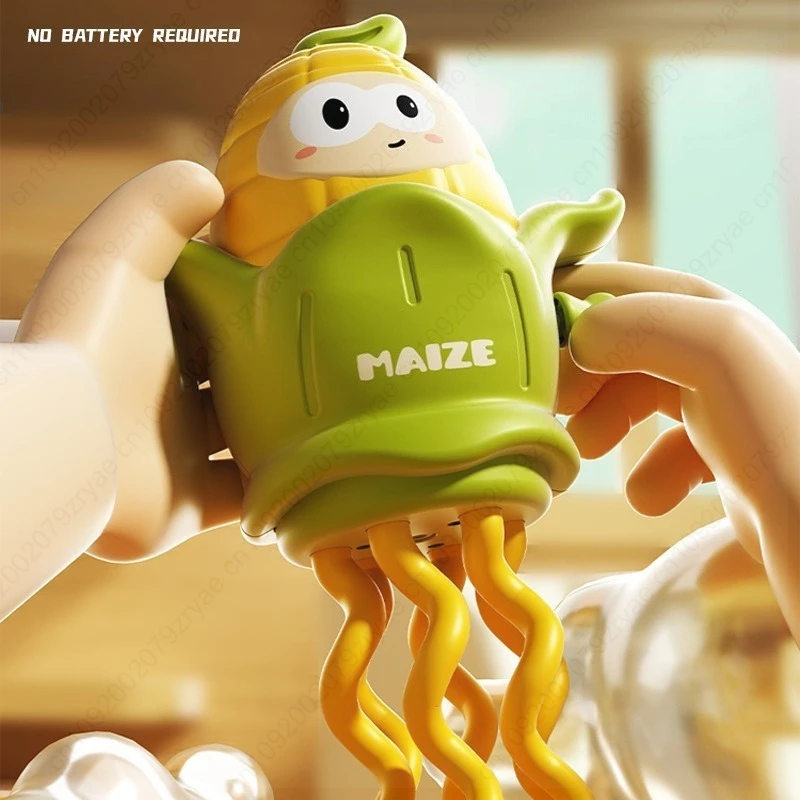 Zabawki Mechaniczne Nakręcane Tańczące Kukurydzy Kręcące się Kukurydzy Dziecięce Kukurydzy Zabawne Kreatywne Sortowanie, Układanie w Stosy, Łączenie
