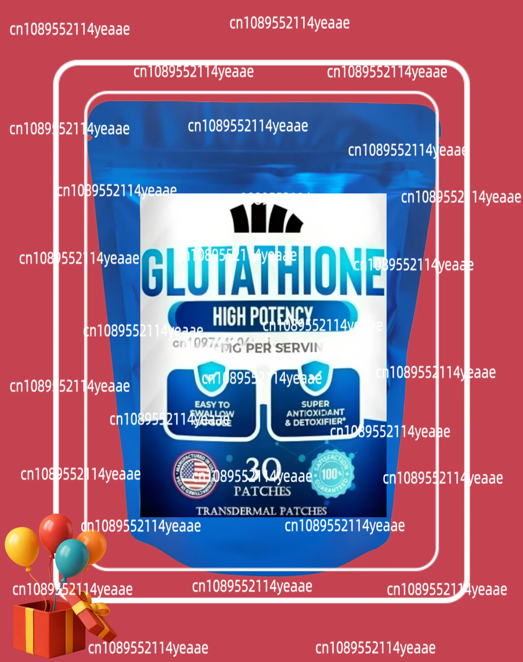 30 Patches L-glutathione Transdermal Patches Skin Whitening And Lightening With Vitamin C & E