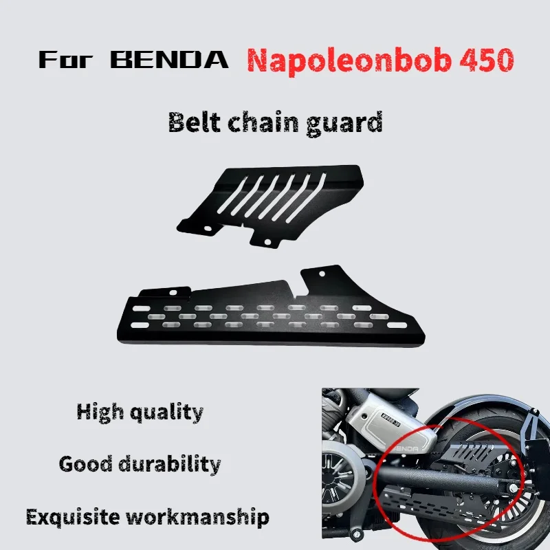 

For Benda Napoleonbob 450 retrofit belt guard protector vintage decorative chain cover guard