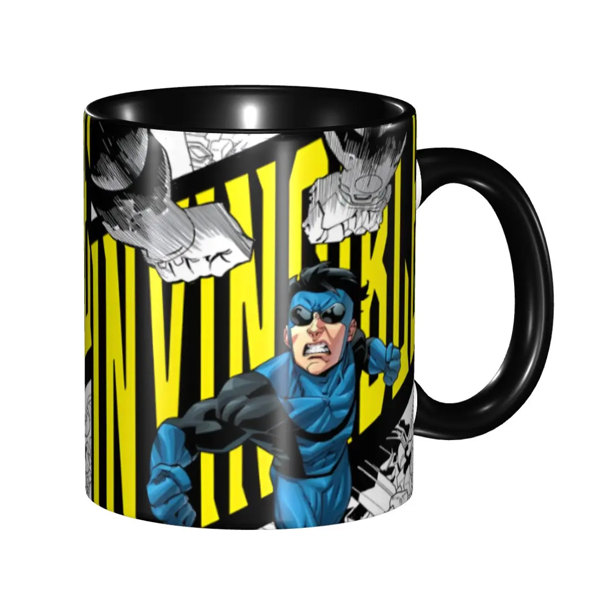

Custom I-Invincibles Mugs Superhero Cartoon Comic Anime Coffee Ceramic Mug Creative Present