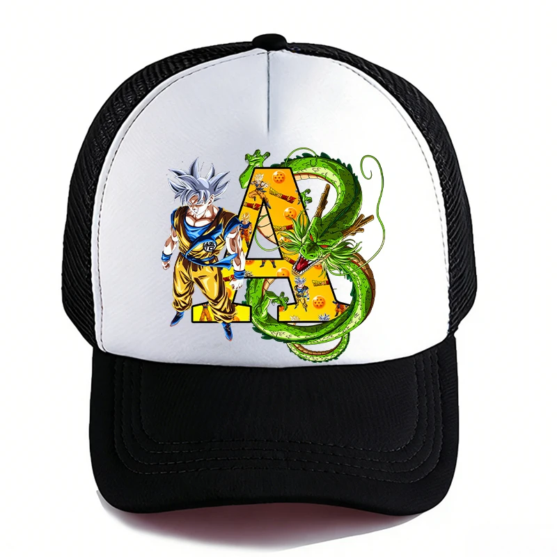 Cartoon Adult Baseball Caps Dragon Ball Goku Letter Summer Outdoor Sport Breathable Mesh Hat Cute Anime Sunbonnet Birthday Gifts view 2