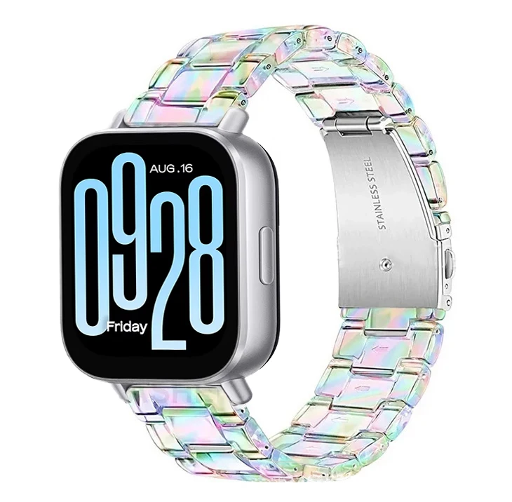 22mm Transparent Resin Strap For Redmi Watch 5 Active/5 Lite Smartwatch Wristband For Xiaomi Redmi Watch 3 Active/3 Lite Correa
