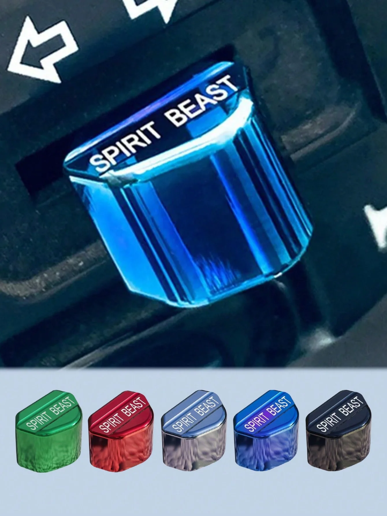 

Aluminum Motorcycle Switch Button Cover, Universal (Turn Signal/Headlight Key Cap), Aluminum Alloy Shell Decoration, Fits Motorc