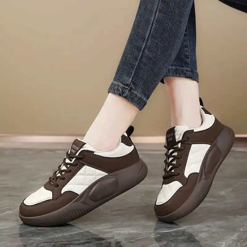 Demi-season Increase Height Orange Heel Women's Green Loafers Womens Shoes Heel Sneakers Sports In Offers Shose Special Use view 3