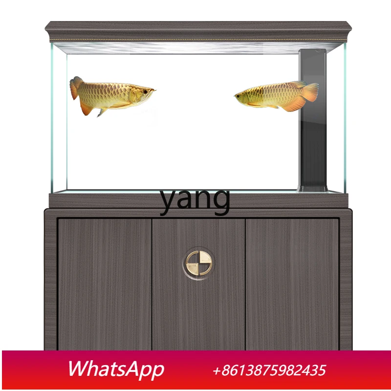 CXX living room large household floor bottom filter ecological tank ultra-white glass goldfish tank