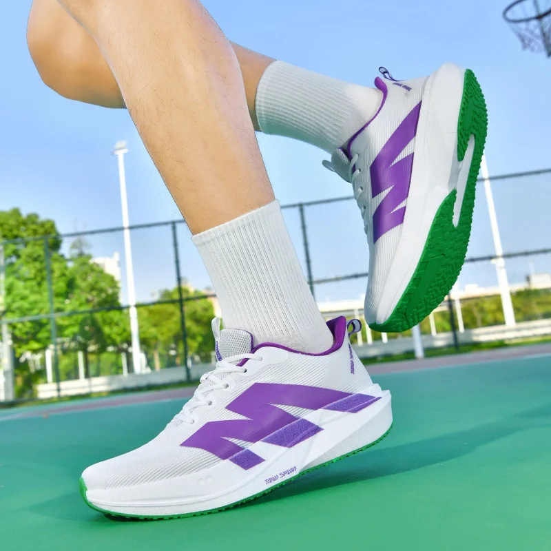 Herren-Marathon-Laufschuhe mit Carbonplatte, Spezial-Sportschuhe, atmungsaktiv, leicht, bequeme Damen-Sneaker, Original – Detail 26