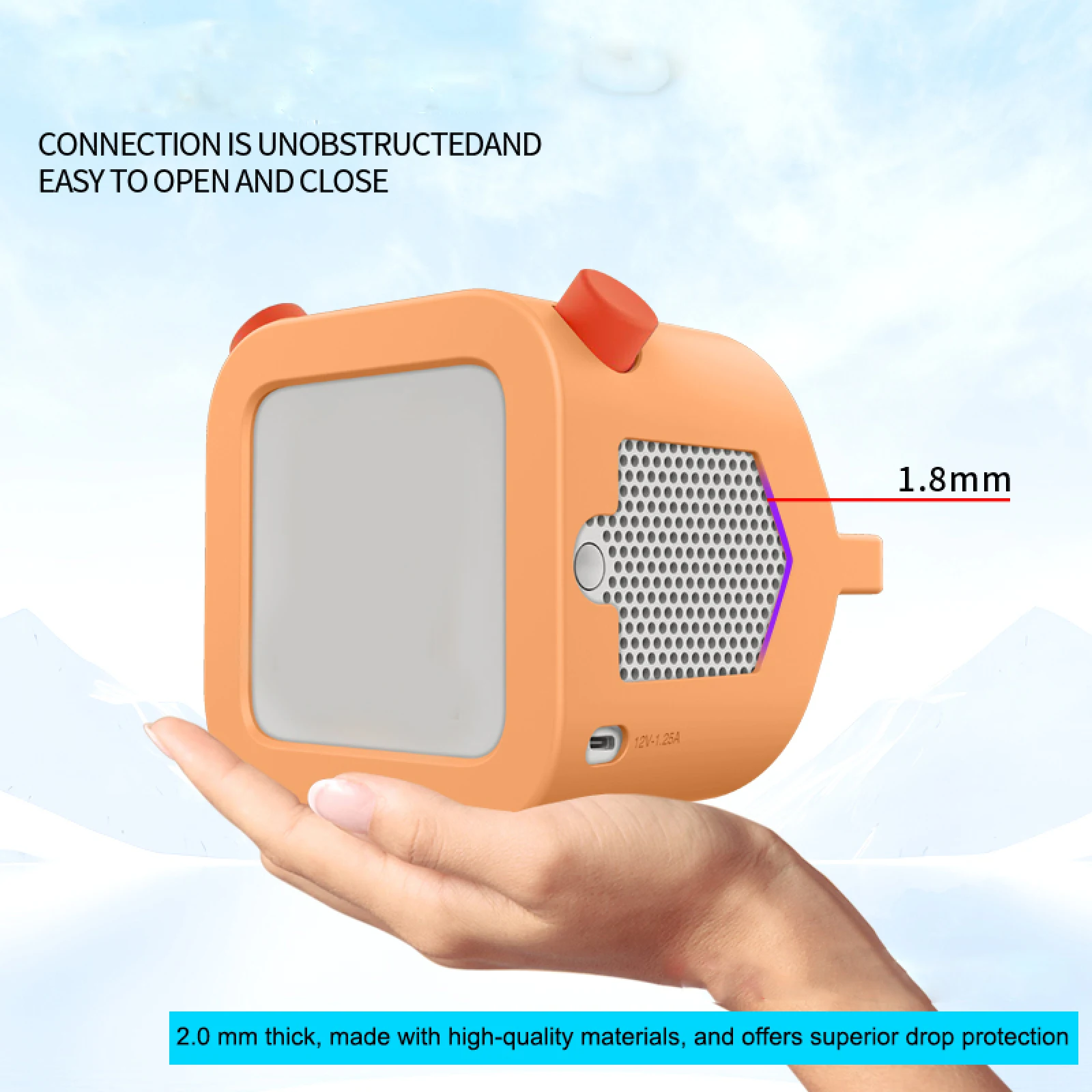 

for Yoto Player 3rd Gen Silicone Case 2 0mm Thick Shockproof Cover Drop Protection Accessories