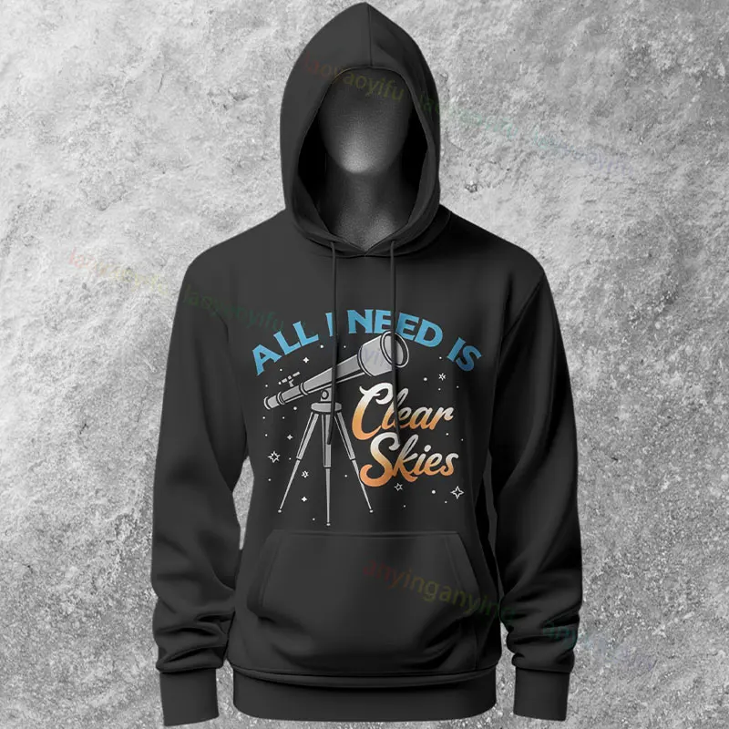 Śmieszny motyw astrofotografika: kosmiczne grafiki, bluzy z długim rękawem, codzienna bluza z kapturem, idealna na co dzień i na zewnątrz.