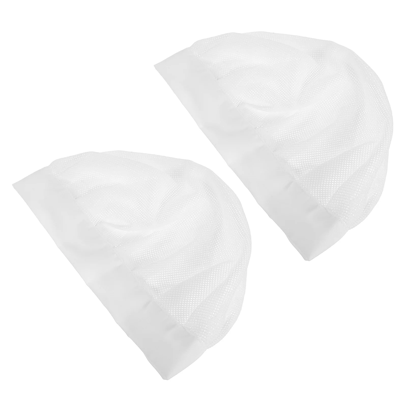 2pcs Kitchen Chef Cap Mesh Breathable Work Hat For Food Service Restaurants Cooking Washable Reusable Unisex Elastic Polyester
